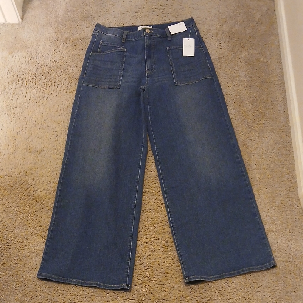Jessica Simpson Wideleg Jeans High Waist 12/31